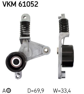 Polea tensora, correa auxiliar servicios SKF ref. VKM 61052